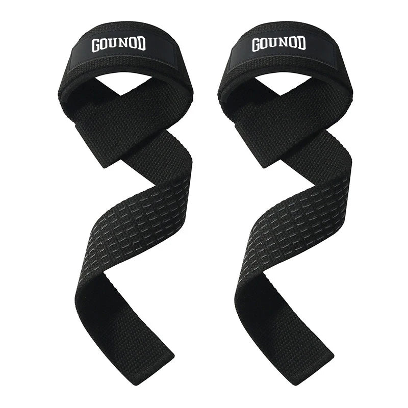 GOUNOD Weightlifting Wrist Straps Strength Training Adjustable Non-slip Gym Fitness Lifting Strap Wrist Support Grip Band
