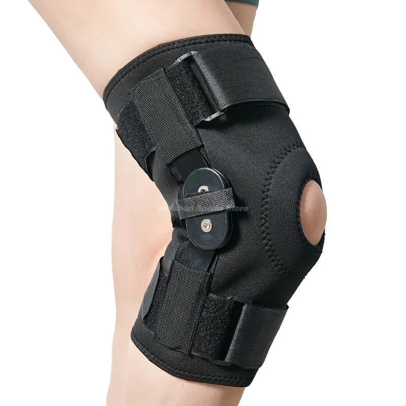 Hinged Knee Brace Orthopedic Meniscus Knee Pad With Side Stabilizers Arthritis Patella Protector Sports Kneepad Joint Pain, ACL