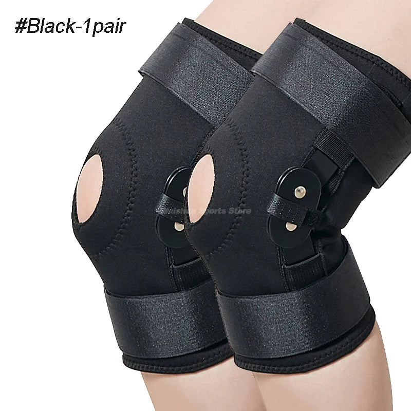 Hinged Knee Brace Orthopedic Meniscus Knee Pad With Side Stabilizers Arthritis Patella Protector Sports Kneepad Joint Pain, ACL