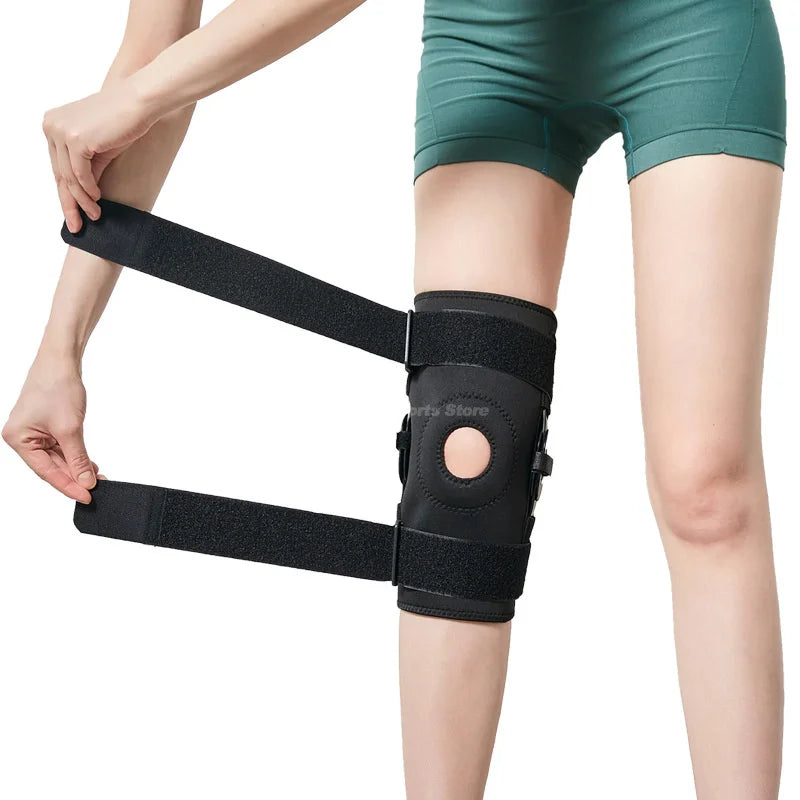 Hinged Knee Brace Orthopedic Meniscus Knee Pad With Side Stabilizers Arthritis Patella Protector Sports Kneepad Joint Pain, ACL